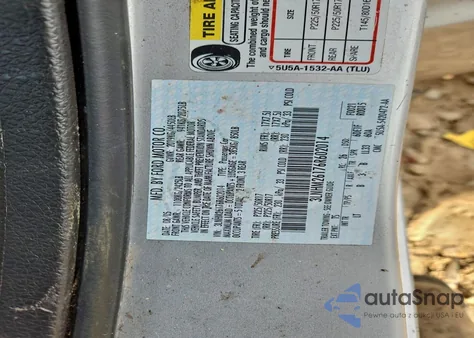 2006 Lincoln Zephyr z USA, uszkodzony, nr VIN 3LNHM26176R602014